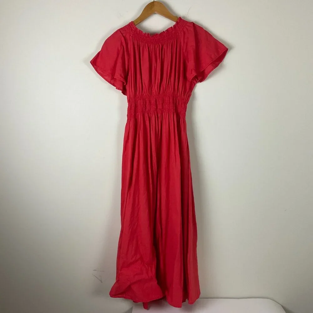 Zara | Dresses | Red Zara Dress Medium | Poshmark